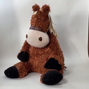 Jellycat Horse Brown Bunglie Pony Plush